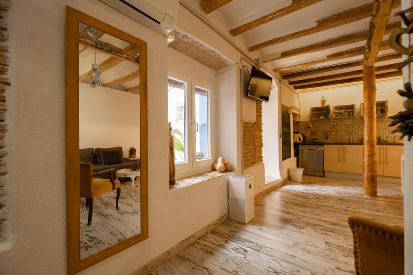 Apartamento En El Corazon De Tarragona. Planta Baja Con Patio. 외부 사진