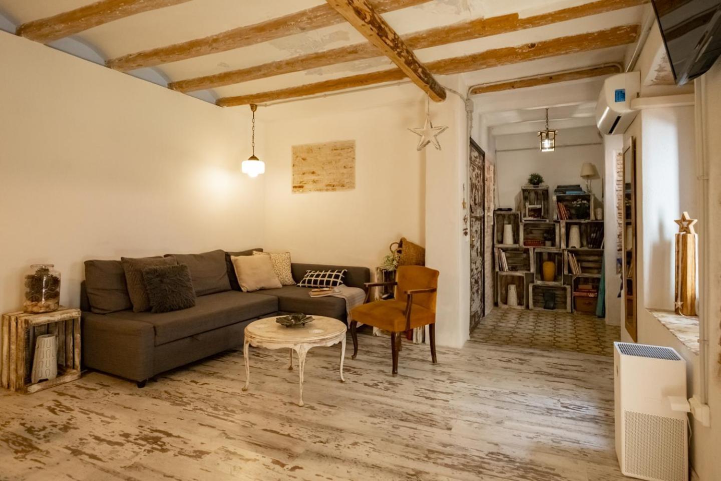 Apartamento En El Corazon De Tarragona. Planta Baja Con Patio. 외부 사진