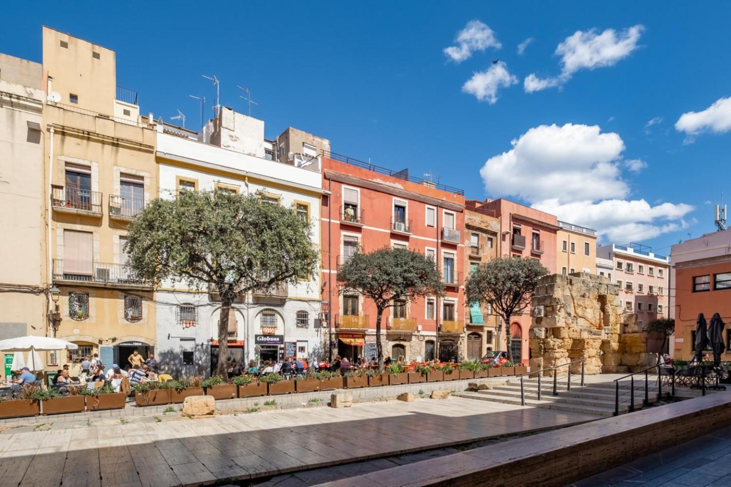 Apartamento En El Corazon De Tarragona. Planta Baja Con Patio. 외부 사진